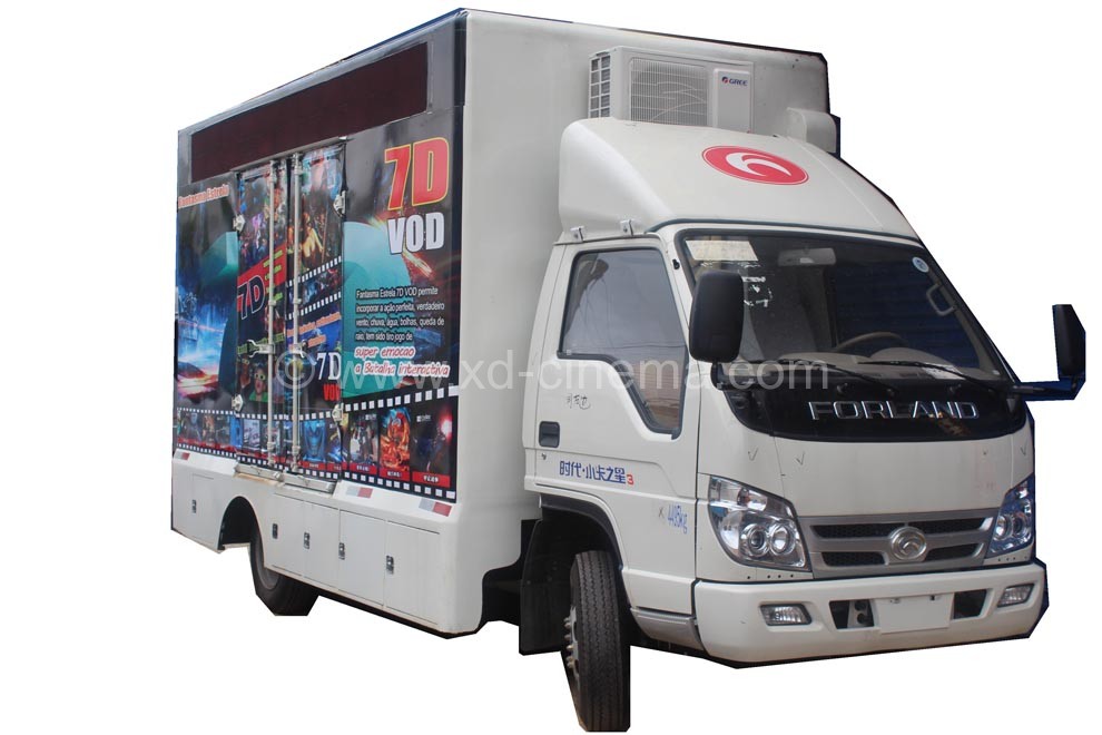 High Quality Electric 9 Seats Truck Mobile 5D Cinema