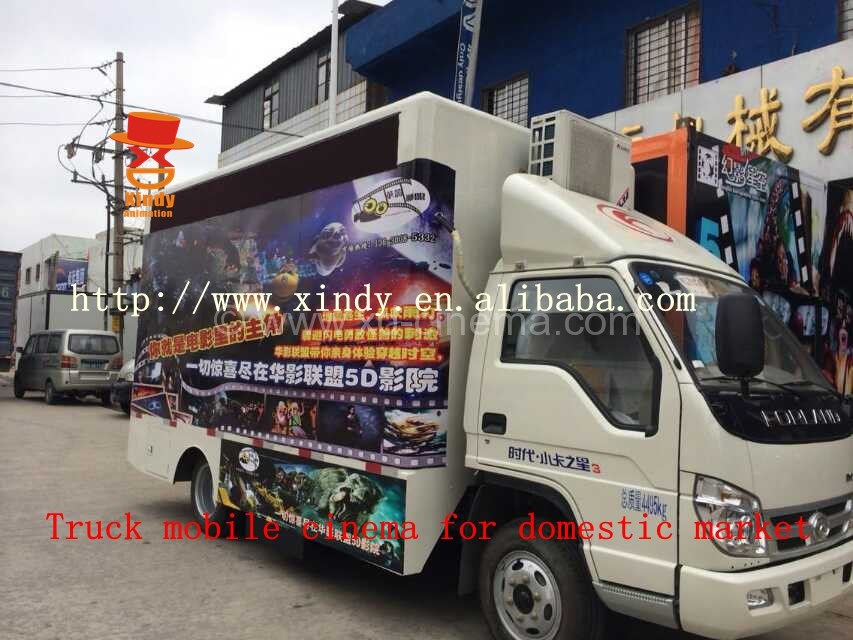  3D, 4D, 5D, 6D, 7D, 9D Truck Mobile Cinema