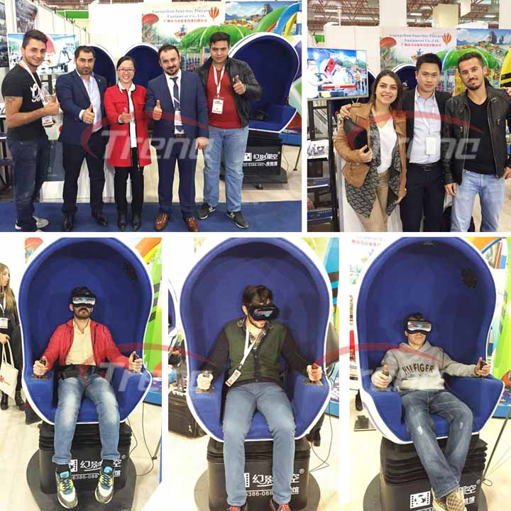 Zhuoyuan virtual reality simulator become the center of attraction in 2015 ATRAX