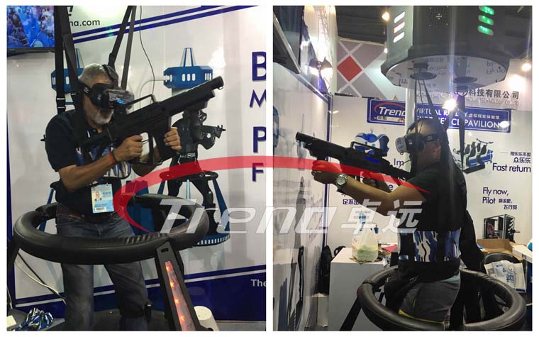 VR Treadmill and Vibrating VR was the main character in Canton Fair (2)