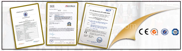 CE SGS TUV certificate
