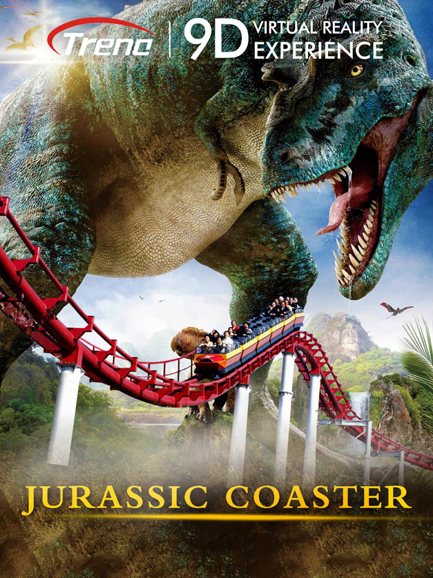 JURASSIC COASTER 9d vr movie