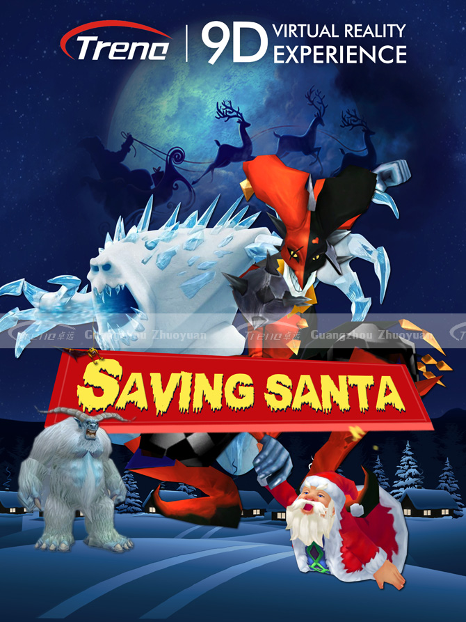 Saving SANTA a new 9d virtual reality simulator’s movie