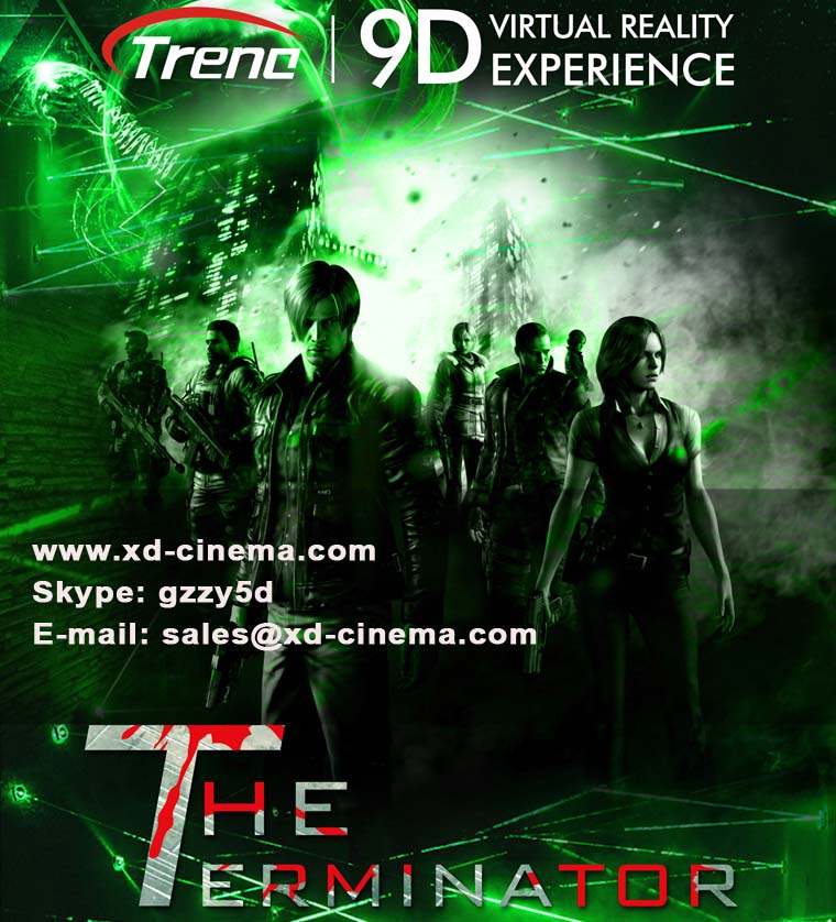 The Terminator -9d virtual reality movie