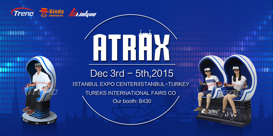 We will show virtual reality simulator in 2015ATRAX 1