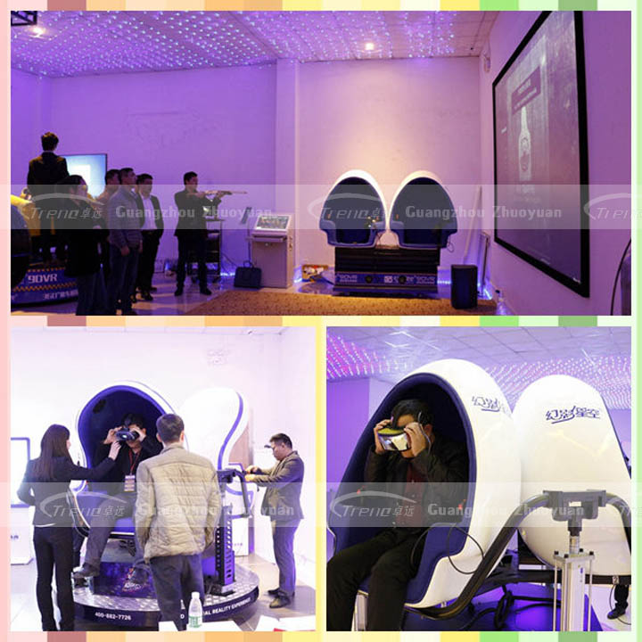 Zhuoyuan virtual reality equipment attracted a lot of people to experience 2