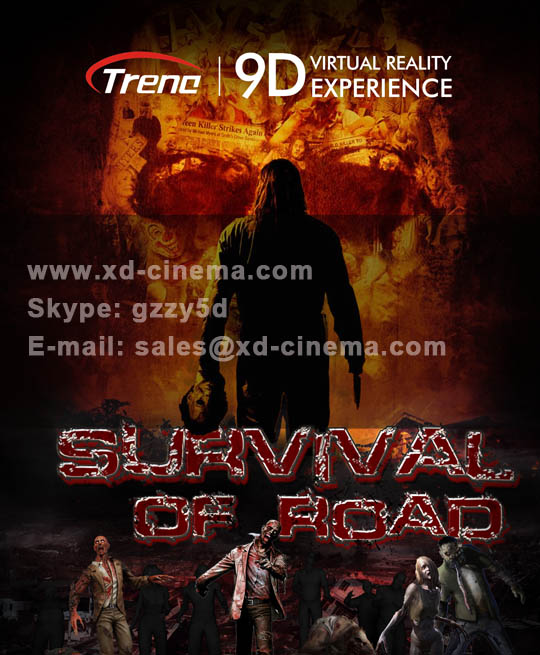 Survival of road- 9d virtual reality movie