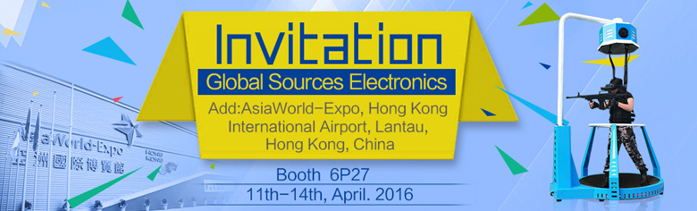 Zhuoyuan VR Walker will meet you in Global Sources Electronics Expo 1