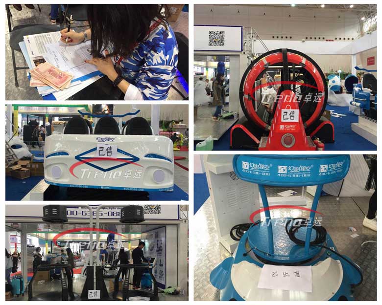 Wow, all of Zhuoyuan vr equipment were sold out in fair (3)
