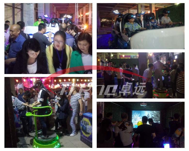 Zhuoyuan VR products experience pavilion’s business was booming (1)