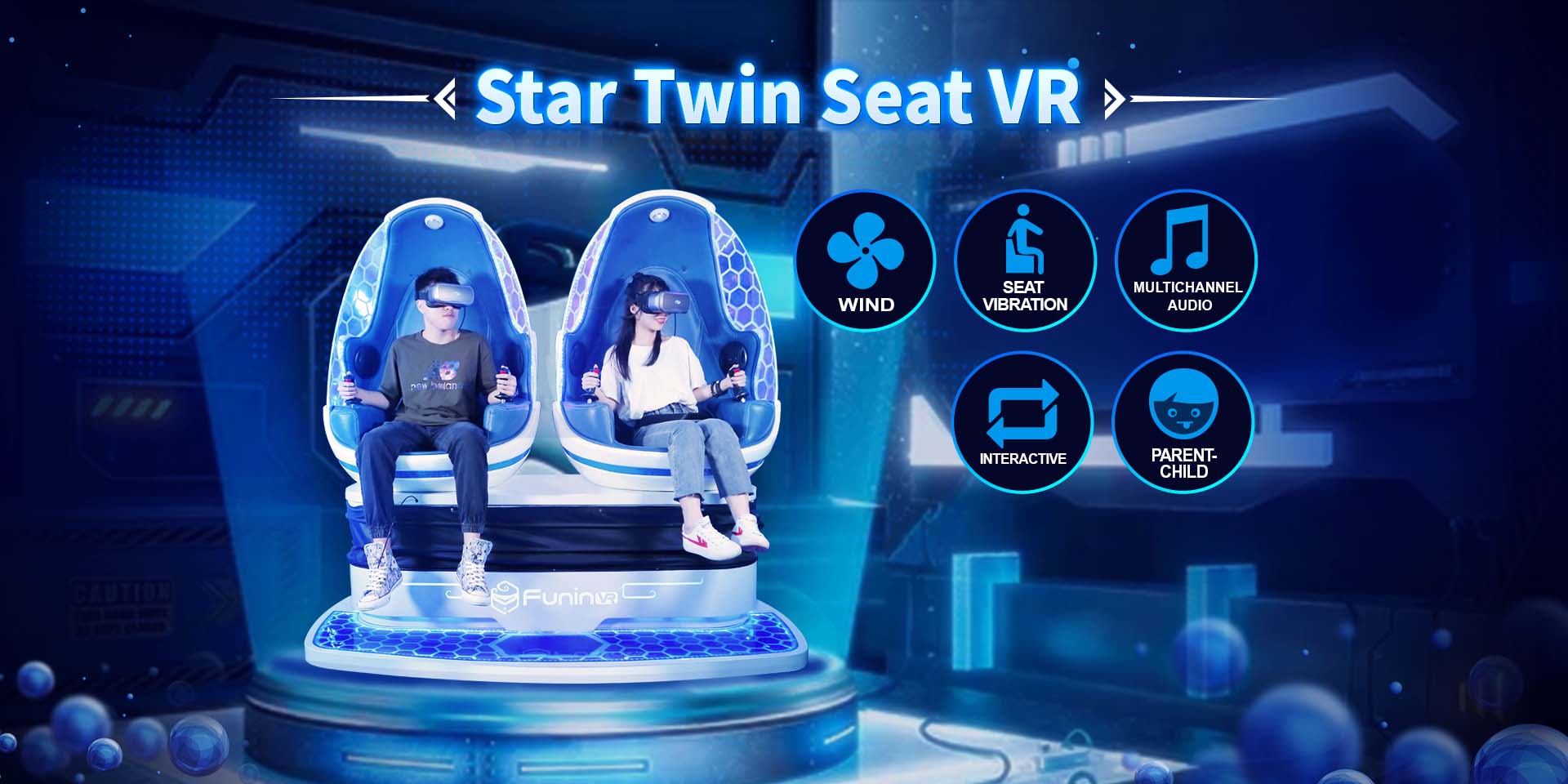 Lige handicappet katalog 9D VR Cinema Virtual Reality Simulator Factory | FuninVR®