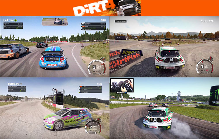 9D VR Three 3 Screen 6 Dof Racing Simulator
